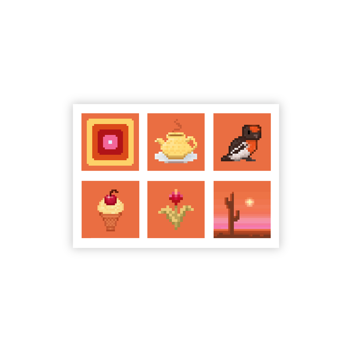 Sunbaked - Sticker Sheet